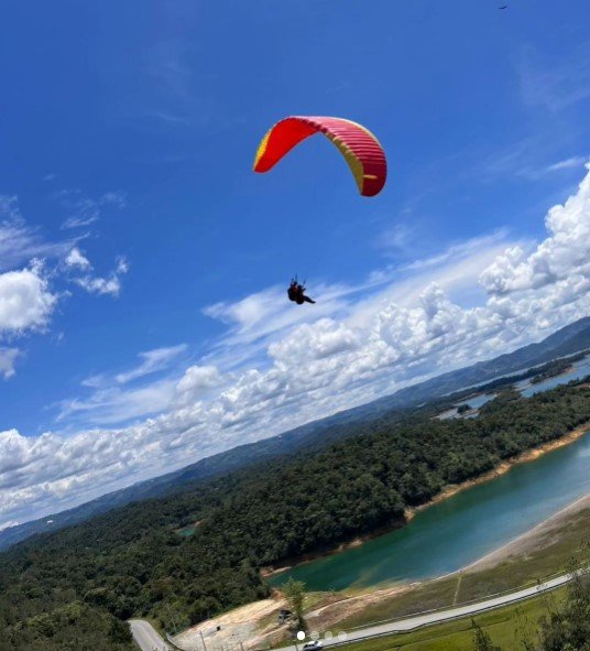 Paragliding Over Guatapé